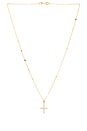 view 1 of 2 Bali Cross Necklace in Gold