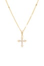view 2 of 2 Bali Cross Necklace in Gold