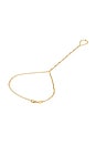 view 2 of 2 Bali Beaded Hand Chain in Gold