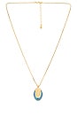 view 1 of 2 The Blanc Circle Pendant Necklace in Gold