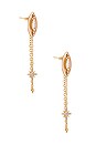 view 1 of 3 Siren Drop Earring in Gold