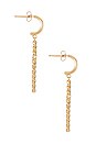 view 2 of 3 СЕРЬГИ UTOPIA CROSS in Gold