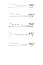 view 2 of 2 Violet Bobby Pin Set in Crystal