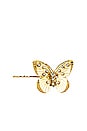 view 2 of 2 Butterfly Bobby Pin in Gold