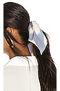 view 1 of 2 Ikat Scrunchie Scarf in Cloud Ikat