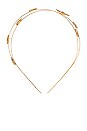 view 3 of 3 Antares Headband in Crystal & Antique Gold