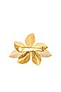 view 3 of 3 Hibiscus Barrette in Gold