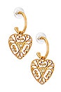 view 1 of 3 Eden Hoop Earring in Gold