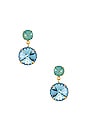 view 1 of 3 Lylah Earring in Aqua