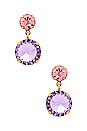 view 1 of 2 Lylah Earrings in Lilac