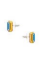 view 2 of 2 Shiloh Stud Earrings in Aqua