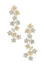 view 2 of 3 BOUCLES D'OREILLES DELPHINE in Snow