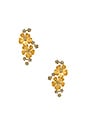 view 2 of 3 BOUCLES D'OREILLES VILMA in Crystal Antique Gold
