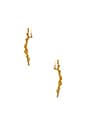 view 3 of 3 BOUCLES D'OREILLES VILMA in Crystal Antique Gold