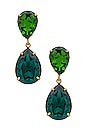 view 1 of 2 Judy Earrings in Emerald