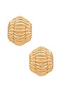 view 1 of 2 Damaris Stud Earrings in Gold