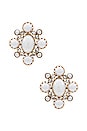 view 1 of 3 Jubilee Earrings in Gold Pearl