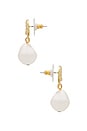 view 2 of 2 BOUCLES D'OREILLES KHLOE in Pearl