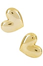 view 1 of 2 Hart Earrings in Gold