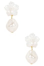 view 1 of 2 Mina Earrings in Mother Of Pearl