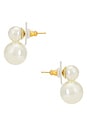 view 2 of 2 Iris Earrings in Pearl