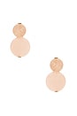 view 1 of 2 Cara Earrings in Rose Quartz