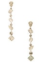 view 1 of 3 Lourdes Earrings in Crystal