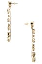 view 2 of 3 Lourdes Earrings in Crystal