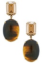 view 1 of 3 Xiomara Earrings in Tiger's Eye