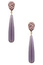 view 1 of 2 Caroline Earrings in Amethyst