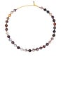 view 1 of 3 COLLIER AVEC PERLES ALEXANDRA in Botswana Agate