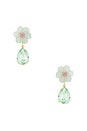view 1 of 3 PENDIENTES VISTOSOS JUNA in Aquamarine