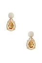 view 1 of 2 Mira Earrings in Golden