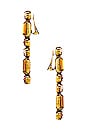 view 3 of 3 BOUCLES D'OREILLES GIANA in Honey