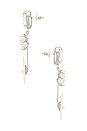 view 3 of 3 PENDIENTES LARGOS KORA in Pearl