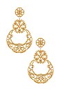 view 2 of 3 BOUCLES D'OREILLES SHANNA in Gold