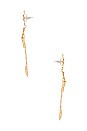 view 3 of 3 BOUCLES D'OREILLES SHANNA in Gold