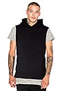 view 2 of 5 Sleeveless Hooded Villain in Black