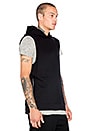 view 3 of 5 Sleeveless Hooded Villain in Black