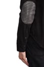 view 6 of 6 Snap Overshirt w/ Leather Elbow Pads in Black/Slate in Black & Slate