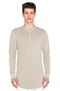 view 1 of 4 Flatback Thermal Henley in Washed Clay