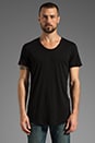 view 1 of 4 Curve U-Neck Tee in Black