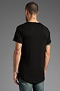 view 3 of 4 Curve U-Neck Tee in Black