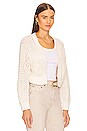 view 2 of 4 Foam Boucle Crop Cardigan in Natural