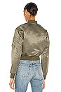 view 3 of 4 Hunter Cropped Bomber in Olive