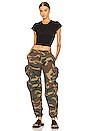 view 4 of 4 Cupro Low Rise Cargo Pant in Camo