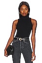 view 1 of 4 Mock Neck Crop Top in Black