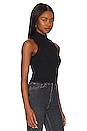 view 2 of 4 Mock Neck Crop Top in Black