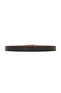 view 2 of 3 Sundra Convertible Belt in Black/chestnut & Gold