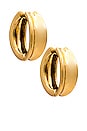 view 1 of 2 Doune Hoops in Gold